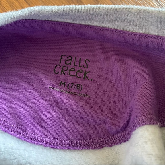 Falls Creek girl’s size medium (7/8) unicorn sweatshirt - Picture 4 of 6